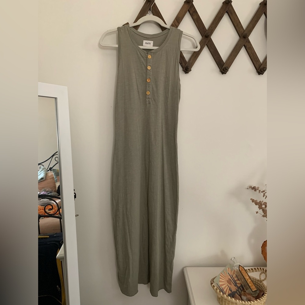 Mate the Label sleeveless cotton midi dress
